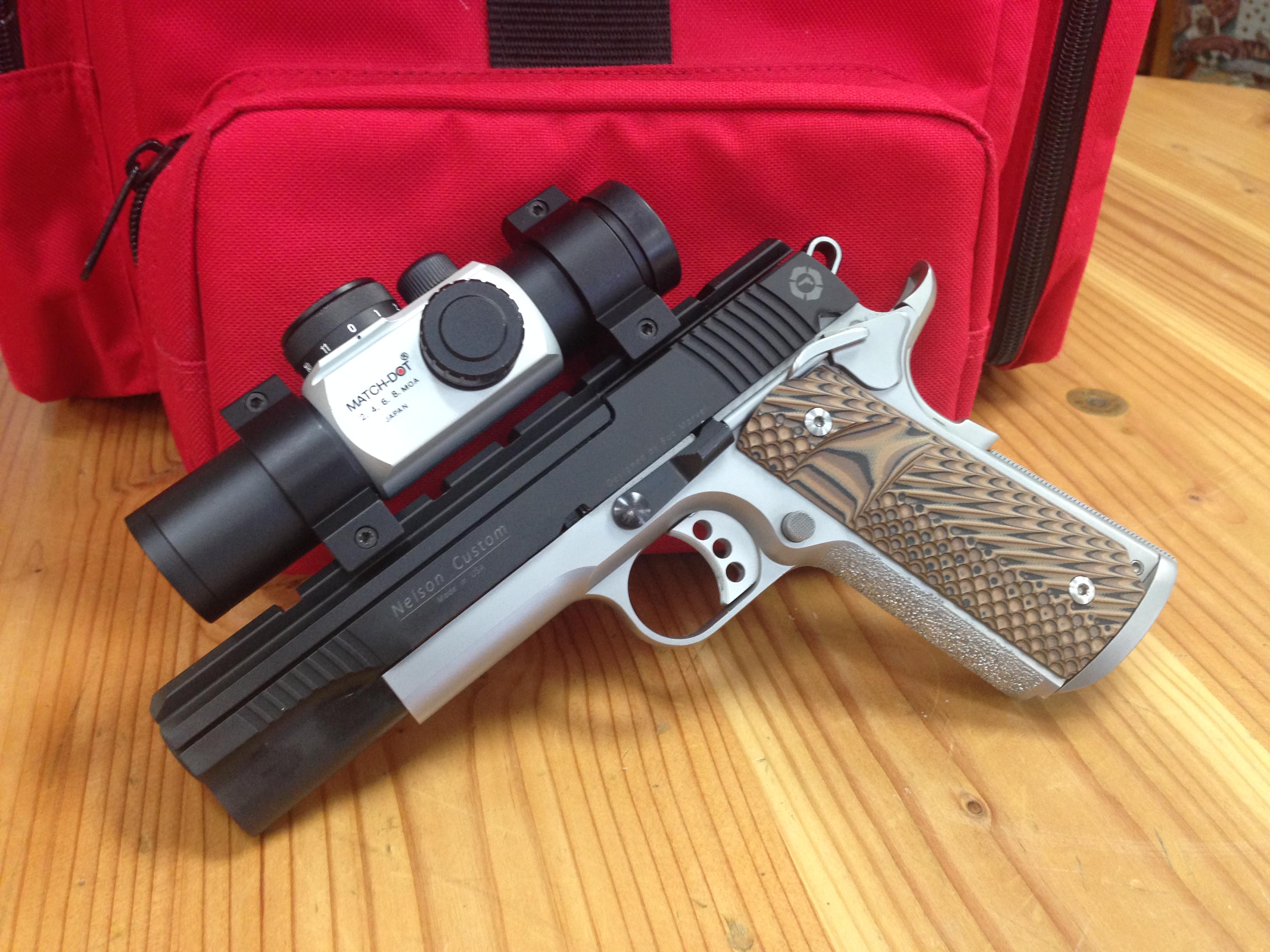 A 1911 with a dot sight