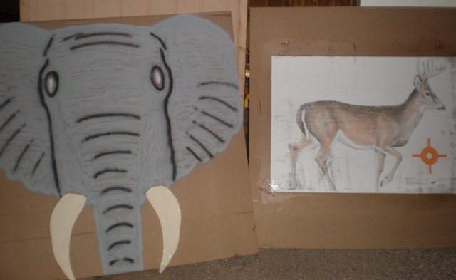 elephant and deer