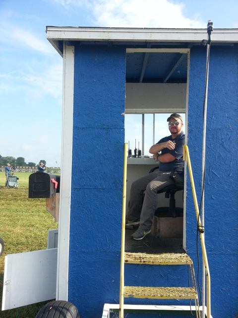 Range Master in the tower at Perry 2019