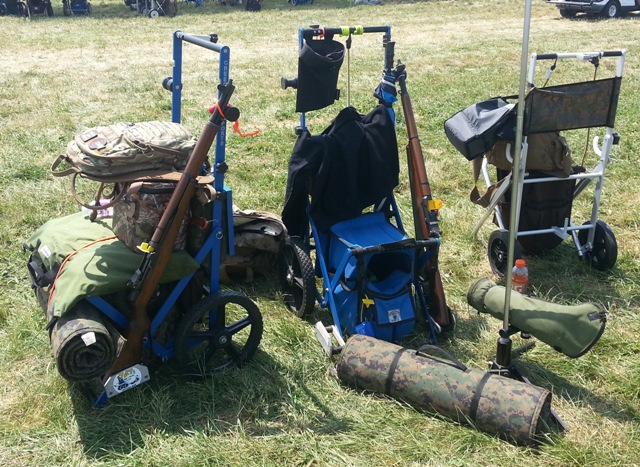 M1 Rifles and Gear on the Ready Line at Camp Perry 2019