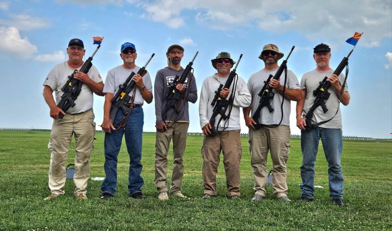 AZ adult NTT team at
          Camp Perry 2025
